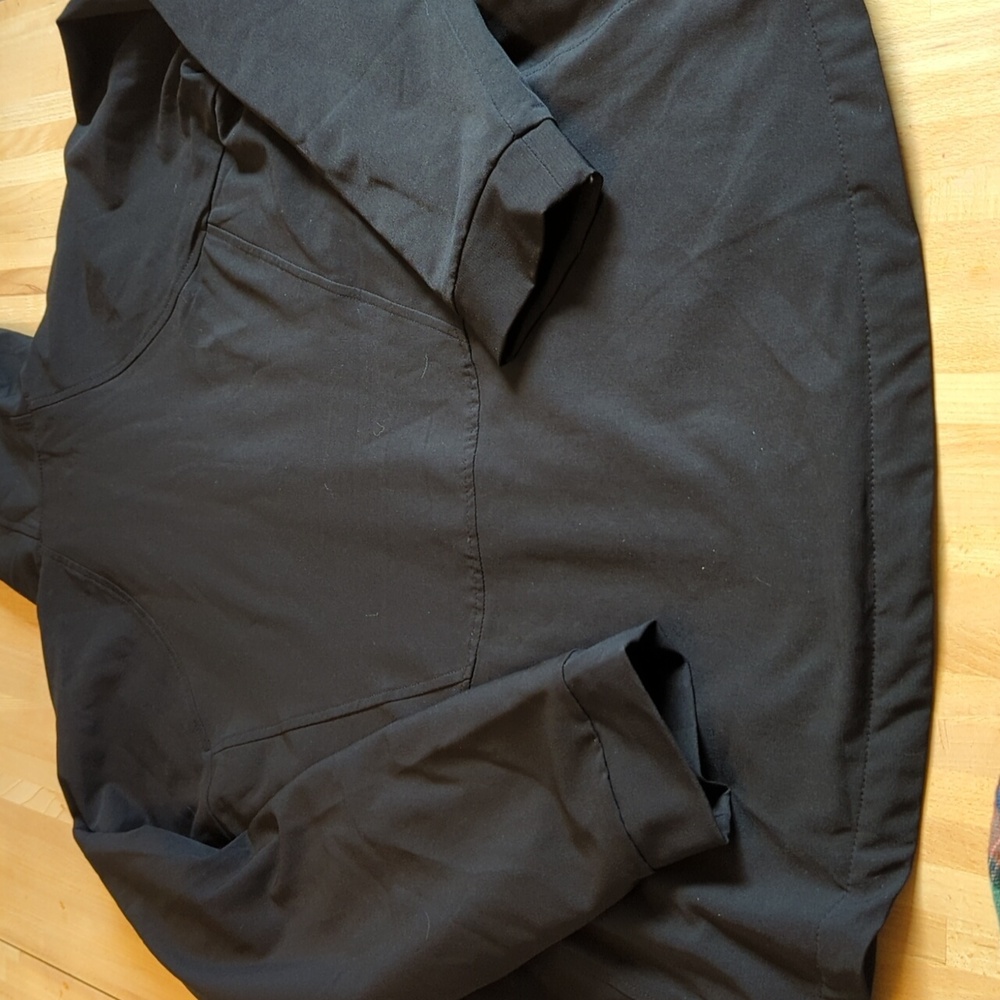 Kirkland Ladies Soft Shell Black Hooded Jacket Size XXL So Soft Inside Like New - Picture 7 of 7